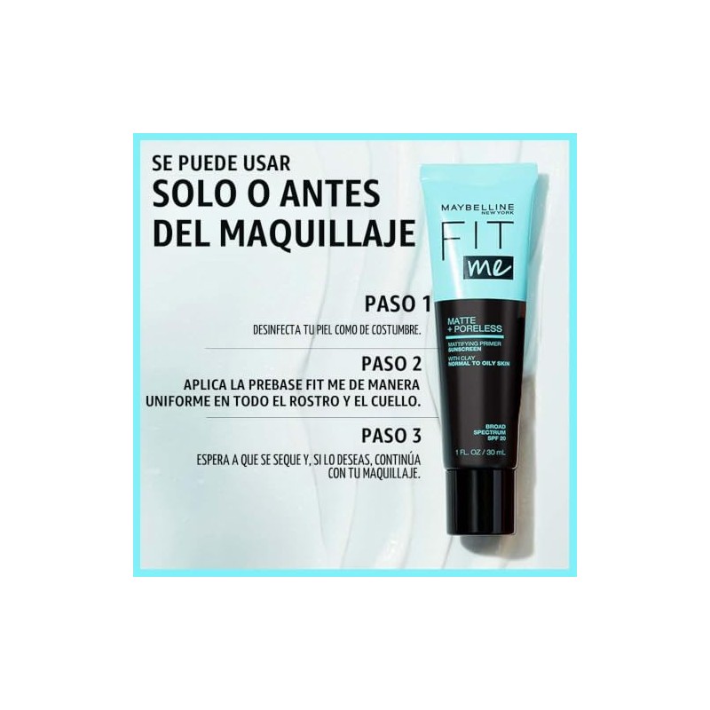 Maybelline New York Fit Me Matte Poreless Mattifying Face Primer