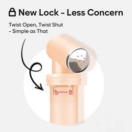 Easy@Home Portable Travel Bidet: Peri Bottle for Postpartum Care - Handheld Sprayer Kit with 380mL (12.8 oz) Large Capacity Bottle - Personal Hygiene Water Spray for Women & Men | EPB-01 Brown