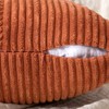 MIULEE Rust Corduroy Pillow Covers Pack of 2 Boho Fall