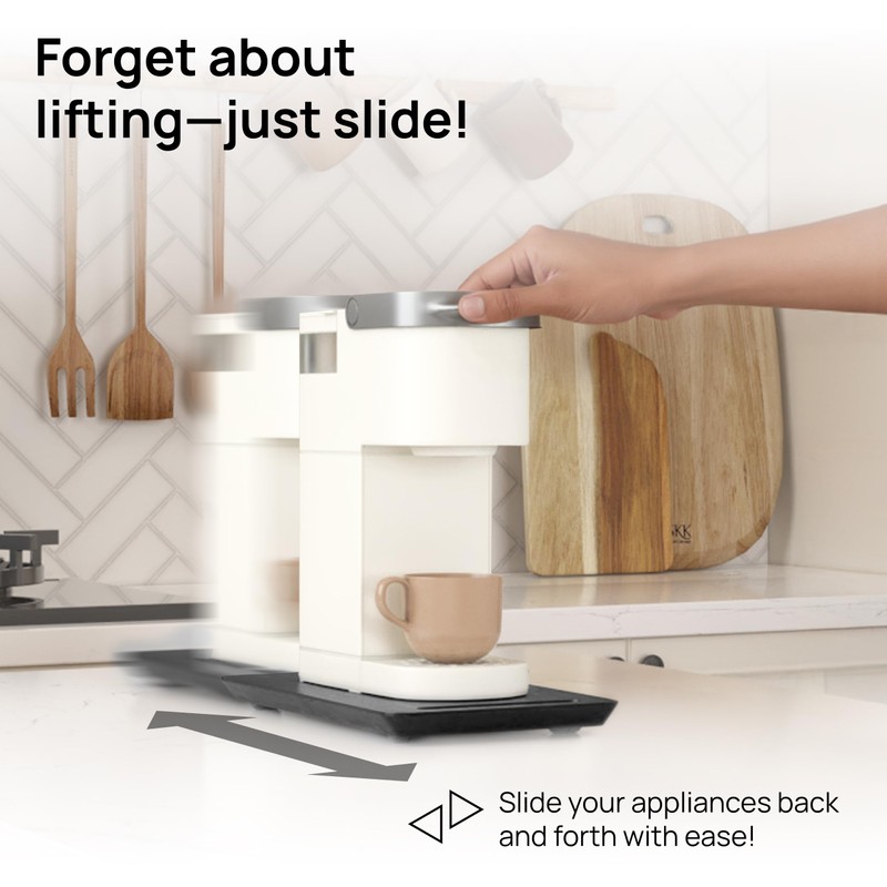 Ibyx Elegant Appliance Slider - Sliding Tray for Coffee Maker