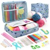 58 PC Crochet Kit for Beginners Knitting & Crochet Supplies,Premium