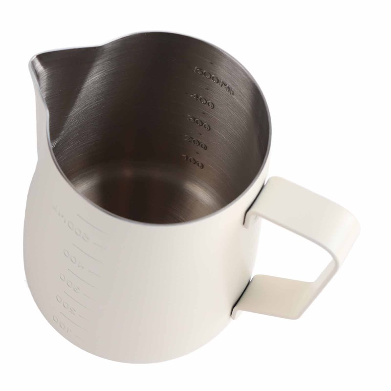 Stainless Steel Frothing Pitcher Milk Frothing Cup with Measurement Scales