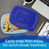 Ziploc Food Storage Meal Prep Containers Reusable for Kitchen Organization,
