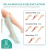 Unbranded Leg Air Compression Wraps with Heat, Adjustable Calf Massager