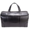 McKlein Carry-all Duffel, Kinzie, Top Grain Cowhide Leather, Black (88195)