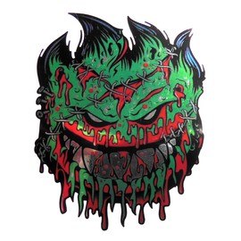 VATH Spitfire Flame Head Slime Sticker 60mmW x 80mmH / 3 1/8H x 2 3/8W [C53]