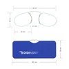 DIDINSKY Lesebrille für Damen und Herren Transparent. Kompakte leichte randlose