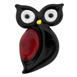GlassOfVenice Murano Glass Owl Pendant
