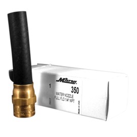 Milton Handy Bend Water Nozzle 350, Bend Nozzle for Water to Flow and Release to Stop, 4 Inch Nozzle, 1/4" Female NPT, 190° F Max Temperature
