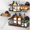 KEGII Suction Cup Shower Caddy – 3 Pack Suction Cup