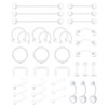 AceFun 20G 18G Nose Stud Bioflex Flexible Plastic Nose Piercing