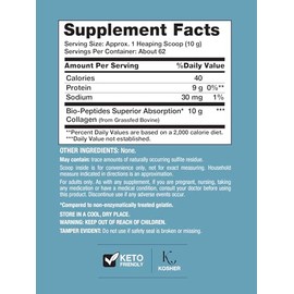 NeoCell Colágeno Bio-Péptidos en Polvo (623 g) | Alta Absorción, 18 Aminoácidos Esenciales | Proteína de Vacas Grass-Fed | Apoyo para Piel, Cabello, Uñas y Articulaciones | Keto y Kosher