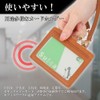 CIBOLA Luxury Cowhide Leather ID Card Holder, Genuine Leather, Horizontal