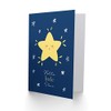 Wee Blue Coo New Baby Hello Little Star Sealed Greeting
