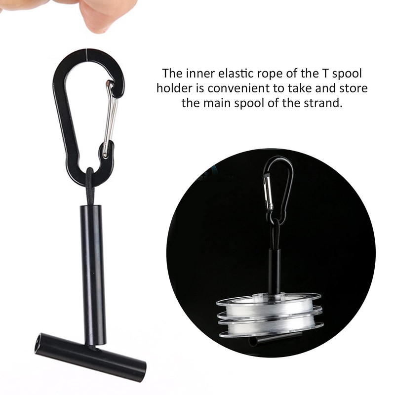 Pwshymi Outdoor Fly Fishing Tippet Spool Holder Tippet T Holder