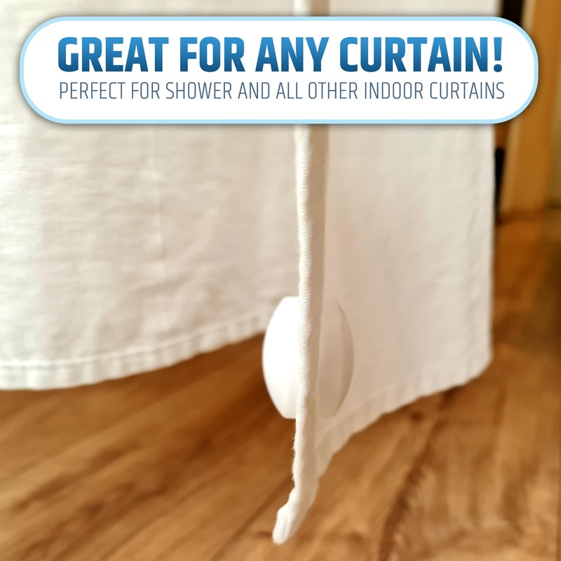 Powerful Anti-Billowing Magnetic Shower Curtain Weights for Splash-Free Bath Experience
