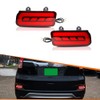 ADIIL Red LED Lens Bumper Reflector Tail Brake Lights Sequential
