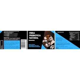 Fibra Prebiótica para Perros y Gatos Que recubre el estómago y el intestino facilita el tránsito, Genera Grandes Beneficios en su Salud intestinal y un Colon Saludable. (120 gr)