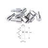 SICOLAS 10 Sets Bracket Corby Bolt Fasteners Lock Rivets, Knife