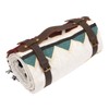 Tourbon Outdoor Leather Picnic Blanket Carry Strap for Camping Travel