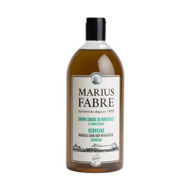 Marius Fabre Marseilles Liquid Soap Verbena 1 Liter 33.8 Fluid Ounces Refill