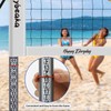 Professional Volleyball Net Set for Backyard Beach,Outdoor Height Adjustable Volleyball