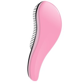 Hair Brush Tangle-Free Comb Magic Moist Hair Brush Comb Mini Size Pink