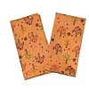 100% Cotton Dinner Napkins-Set of 2-Apple Harvest Theme-18x18 - Proudly