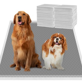 DEEP DEAR Charcoal Puppy Pads XL 30"x26", 40 Count Disposable Dog Pee Pads Extra Large, Activated Carbon Dog Potty Pads for Training, Pet Urine Bed Pads for Doggies, Piddle Pads for Indoor and Outdoor