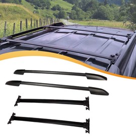 OCPTY Roof rack crossbars And Side Rails for Toyota Highlander 2008-2013 Luggage Racks Rooftop Cargo Carrier Bag Luggage Kayak Canoe Bike Snowboard