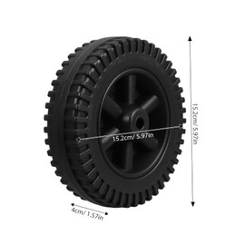 ORFOFE 2pcs Bbq Caster Wheels for Grill Cart Replacement Wheels for Bbq Grills Lightweight and Heat Resistant