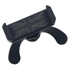 ANZIWU Mini Cooper phone holder with 360 ° rotary vent phone holder, suitable for Mini Cooper R55 R56 R57 R60 R61 (Grey)