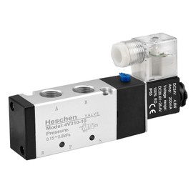 Heschen Electric Pneumatic Solenoid Valve 4V310-10 24V DC 3.0W PT3/8 5 Way 2 Position CE