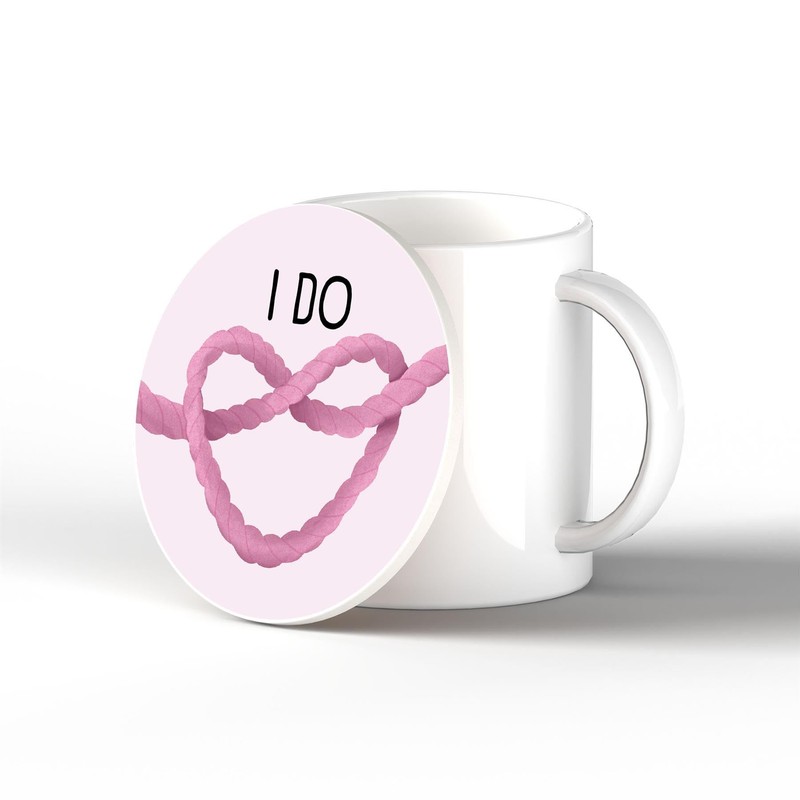 I Do Tying The Knot Love Heart Style Sweet Heart