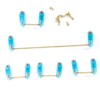 Mechanical Keyboard Stabilizer with GoldPlated Screws Computer Accessory for DIY