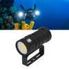 COB LED Diving Flashlight 100m Waterproof Underwater Torch with 3