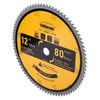 YullSorom 12-Inch 80-Tooth Miter/Table Saw Blades TCT Fine-Finish Professional Woodworking