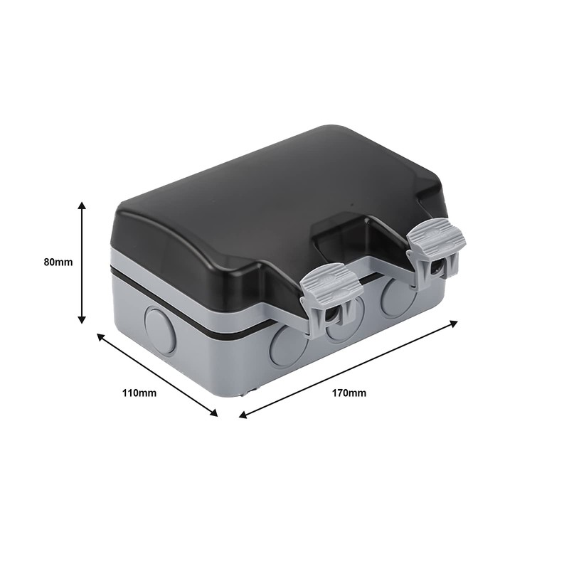 AYYDS Outdoor Socket with USB Connection IP66 Weatherproof, Garden Socket