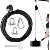 Fitness Pulley Cable 196 Inch,Adjustable Home Gym Cable Pulley System