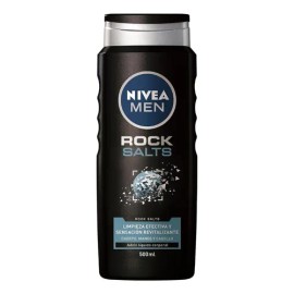 Jabón Líquido Corporal Nivea Men Rock Salts Antibacterial 500ml