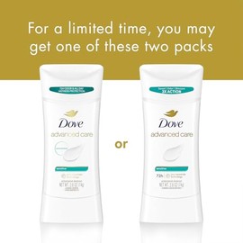 Dove Deodorant 2.6 Ounce Adv Care Anti-Perspirant Sensitive (76ml) (3 Pack)