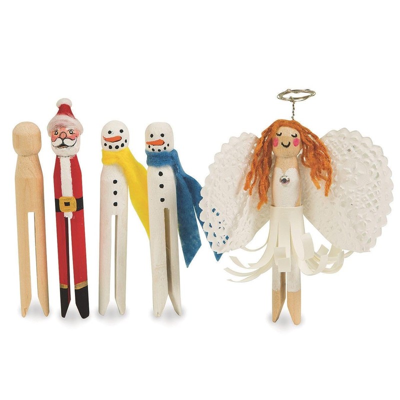 Clothespins - Doll Pins, 3-5/8" (Pack of 30)