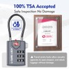 SURE LOCK-Unisex Adult TSA Compatible Travel Luggage Locks, Inspection Indicator,