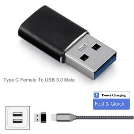 USB 3 Type C Female To USB 3 Type C Male OTG Adapter Converter