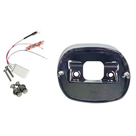 Custom Dynamics Pre-1999 Taillight Baseplate for Harley-Davidson - Chrome