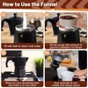Embudo para olla Moka, embudo de repuesto para cafetera, 6