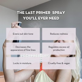 Skindinavia Makeup Primer + Makeup Finishing Spray, Hydrating Spray, Pore Minimizing Primer Mist, Long Lasting, Sweat Resistant & Waterproof Fine Mist Matte Setting Spray, (2 x 4 Fl. Oz.)