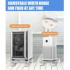 YOSE Computer Tower Stand, Adjustable Mobile CPU Stand with Rolling