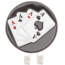 Abaodam Golf Hat Clip Ball Marker Metal Golfing Hat Decor Training Golf Marker Adjustable Design for Easy Use