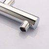 HAMOLER Dual Shower Head Manifold with Brass Shut Off Valve